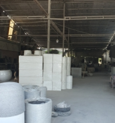 Xưởng sản xuất chậu xi măng đá mài tại Bình Dương - Long Bảy Tài