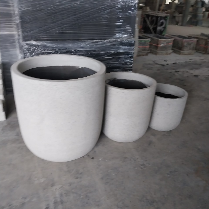 Chậu xi măng đá mài giọt nước