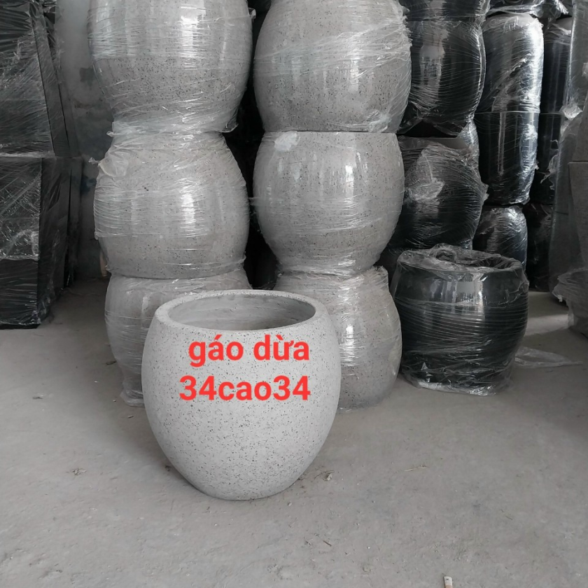 Chậu gáo dừa 34x34