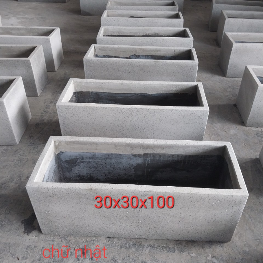 Chậu chữ nhật 30x30x100