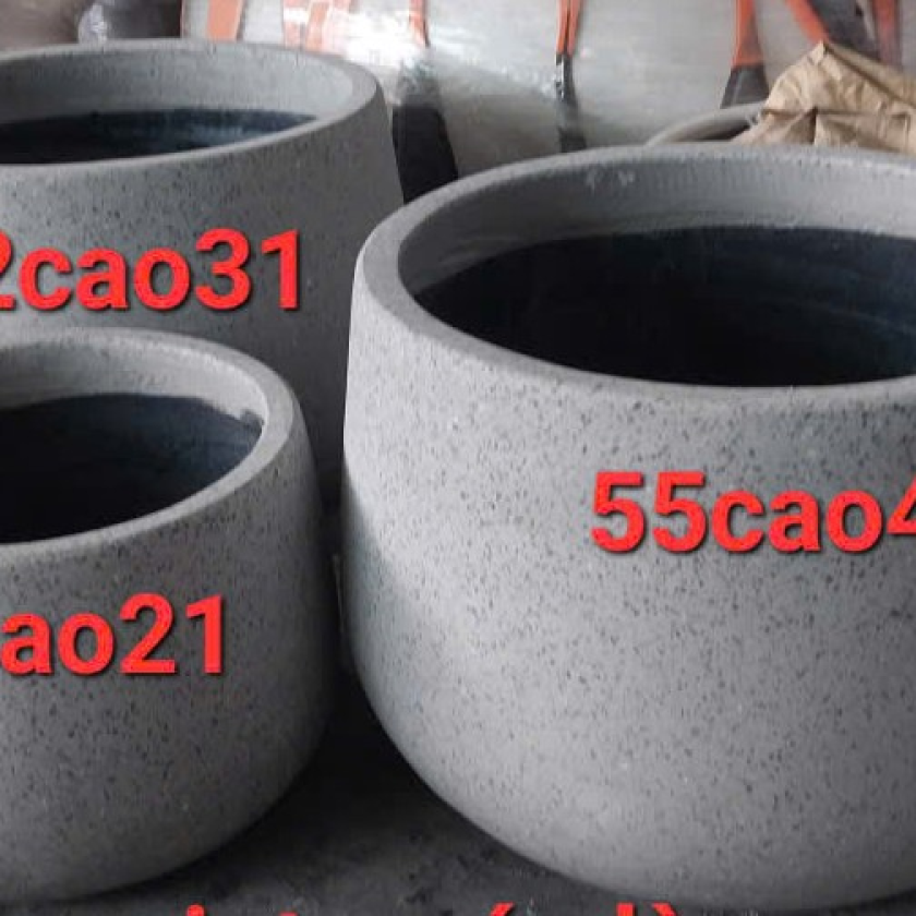 Bộ 3 chậu giọt nước lùn