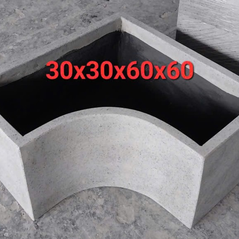 Chậu chữ nhật góc 30 x 30 x 60 x 60