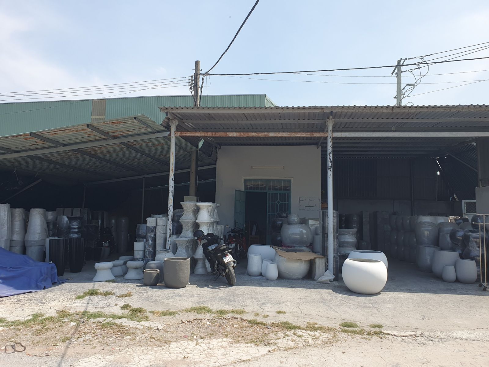 Chậu Xi Măng Đá Mài