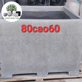 Chậu chữ nhật có chân 80 x 60