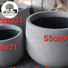 Bộ 3 chậu giọt nước lùn